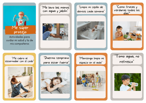 Tarjeta de aprendizaje de herramientas de alfarería gráfico plano semirrealista verde azulado marrón claro