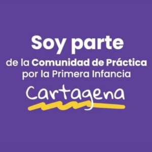 Logotipo de grupo de Comunidad de Practica Por la Primera Infancia en Cartagena.